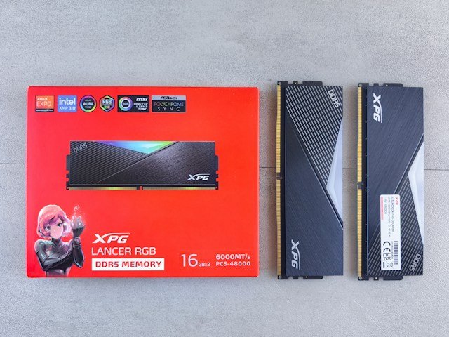 DDR5 memory kit with retail pricing