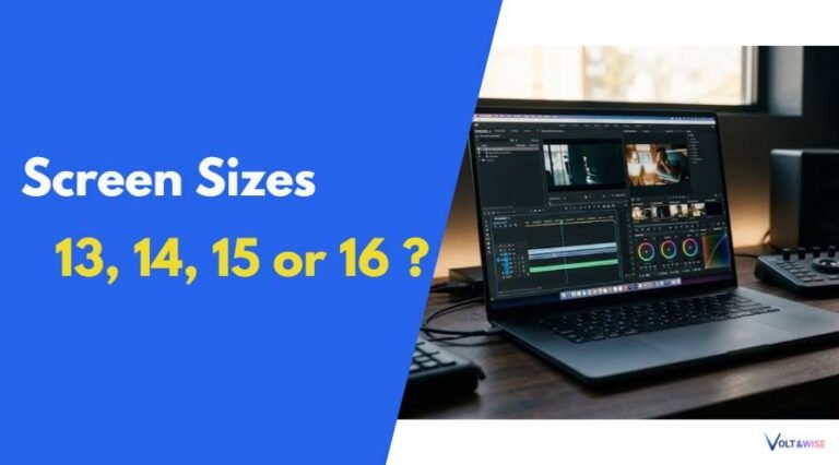 Laptop Screen Sizes Compared 13 vs 14 vs 15 vs 16 Inch (Which Is Best for You)