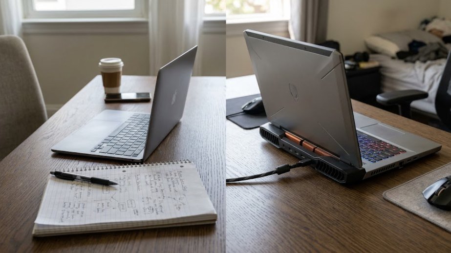 Student Laptop versus Gaming Laptop Portability
